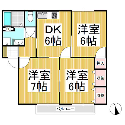 アステールinそめや台B_間取り_0