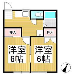 コーポy 2Kの間取図画像