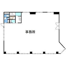 金井MSTYBL ワンルームの間取図画像
