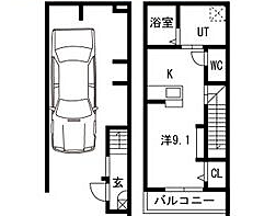 あんしんVieM池田本町13-1027 ワンルームの間取図画像