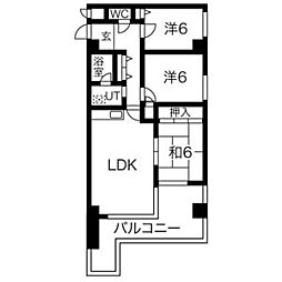 アーバンハイム守口 3LDKの間取図画像