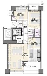 ライオンズスクエア用賀 3LDKの間取図画像