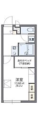 レオパレスサニーコート 1Kの間取図画像