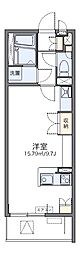 レオネクスト長府駅前 ワンルームの間取図画像