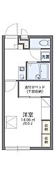レオパレスメゾン・セントプレチア 1Kの間取図画像