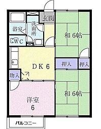 FLATGOMO 3DKの間取図画像