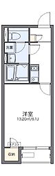レオネクストキャプステン大山 1Kの間取図画像
