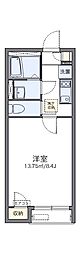 レオネクストエスポワールT6 1Kの間取図画像