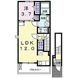 間取図画像 1LDK