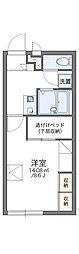 レオパレス光和 1Kの間取図画像