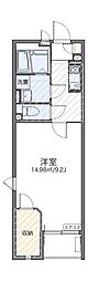 レオネクスト大町B 1Kの間取図画像
