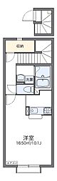 レオネクスト蒼空 1Kの間取図画像