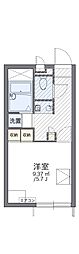 レオパレスTSUGIMURA 1Kの間取図画像