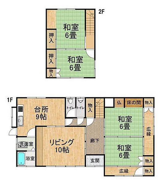 間取りを拡大表示