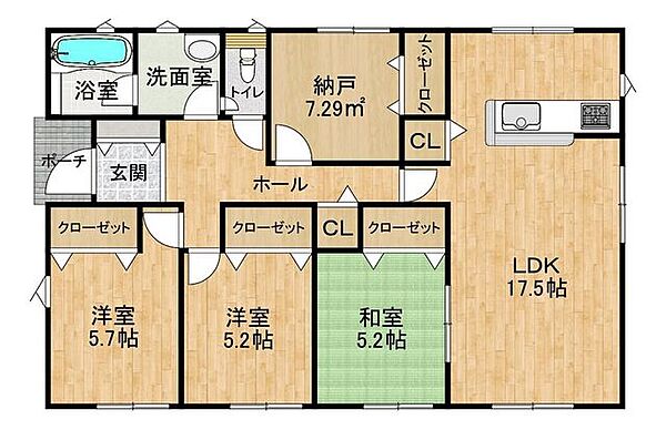 間取りを拡大表示