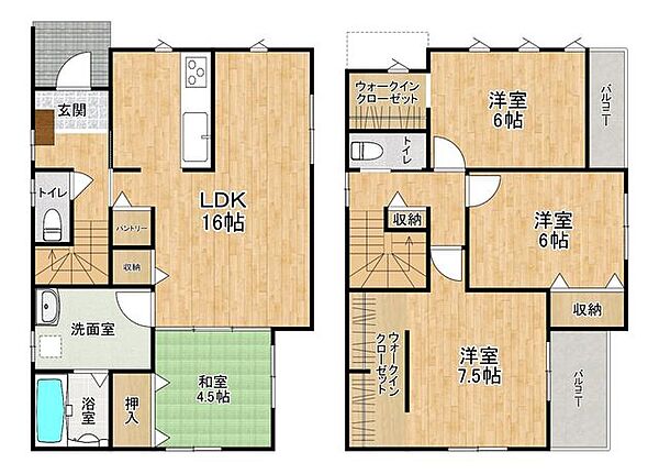 間取りを拡大表示