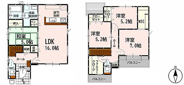間取りを拡大表示