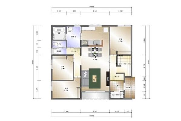 間取り 未使用戸建　合志市御代志