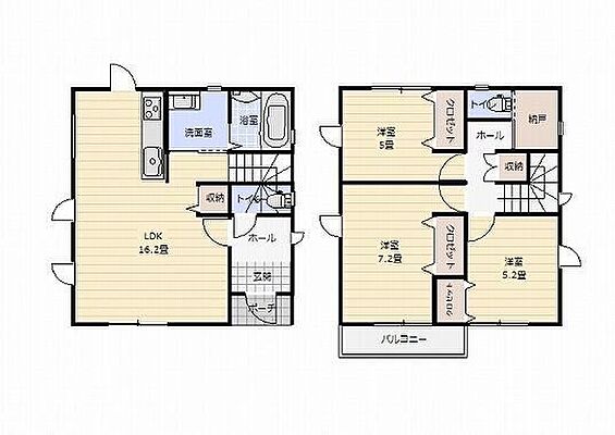 間取り 未使用戸建　西区池田2丁目第3　3号地