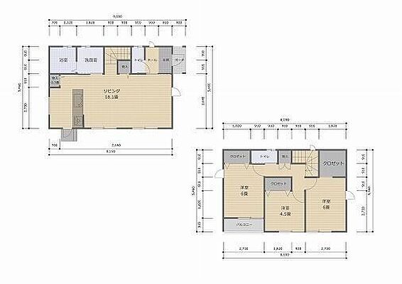 間取り 未使用戸建　南区富合町杉島第6　3号地