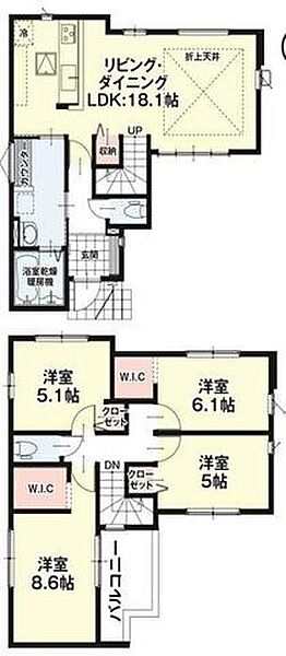 間取りを拡大表示