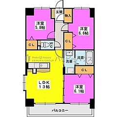 物件の間取り