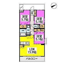 物件の間取り
