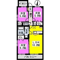 物件の間取り