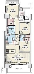 プライムメイツ泉 3LDKの間取図画像