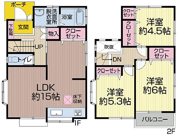 間取りを拡大表示