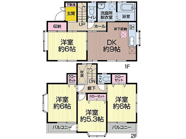 間取りを拡大表示