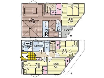 間取り：間取り図