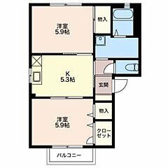 物件の間取り
