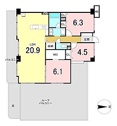 ダイアパレス海老名 4LDKの間取図画像
