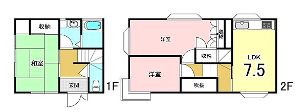 間取りを拡大表示