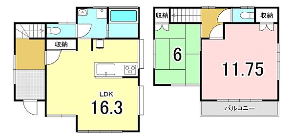 間取りを拡大表示