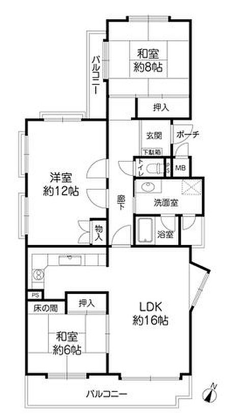 バルコニーが南東向きで、朝から昼まで日差しが気持ちよく射し込みます。角部屋は風通しも良く、隣と接していない為、生活音を気にせず過ごせます。