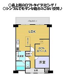 日光ハイツ彦根壱番館 1SLDKの間取図画像