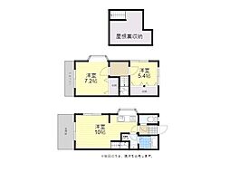エレガンス宮本2 2SLDKの間取図画像