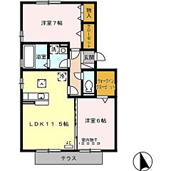 物件の間取り