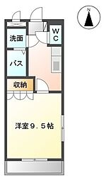アメニティ市原 1Kの間取図画像