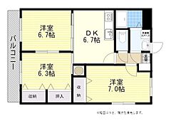 物件の間取り