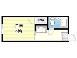 Casaえみ 1Kの間取図画像