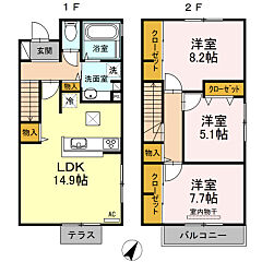 物件の間取り