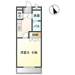 ゴールドスター500 1Kの間取図画像