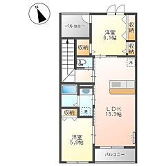 物件の間取り