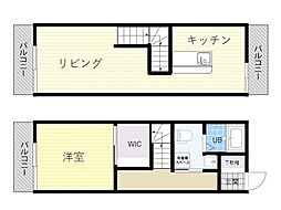 REG1NA 1LDKの間取図画像