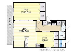 ペコラドーロ 2LDKの間取図画像