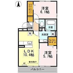 物件の間取り