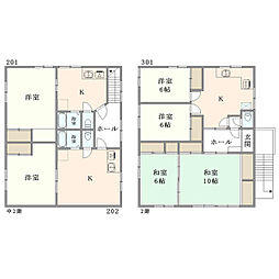 スダコーポ 1LDKの間取図画像